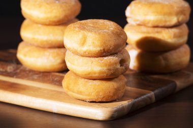 Group of cinnamon donuts 